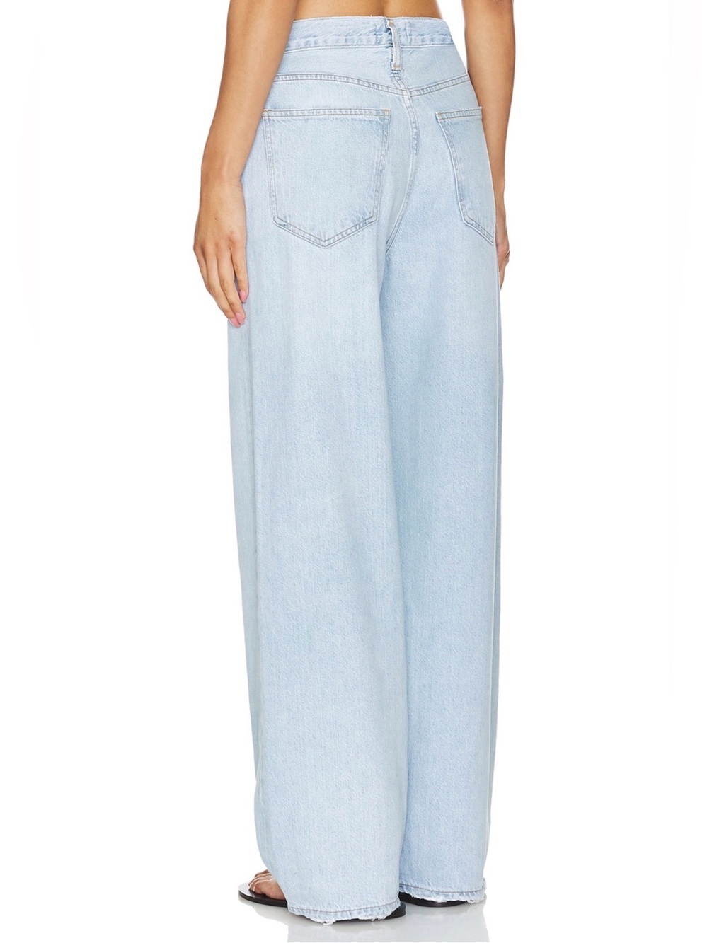 Agolde Low Slung Baggy Jean in Fragment/ Light Blue, 27 - Picture 4 of 7